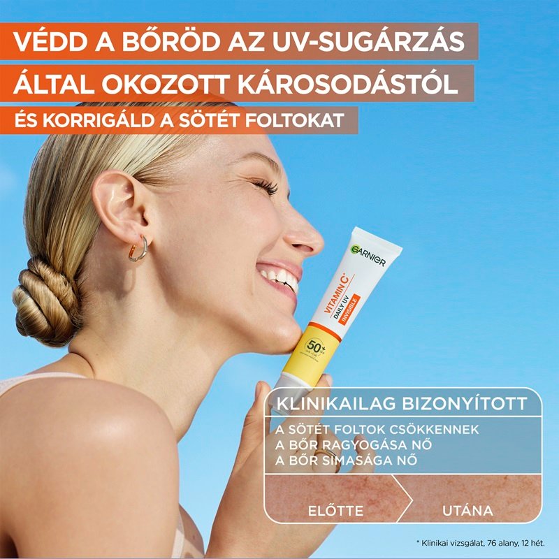 Skin Naturals mindennapos, láthatatlan, ragyogást adó fluid SPF 50+ - 4